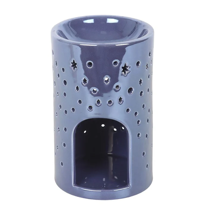 Iridescent Purple Moon Tealight Wax Warmer - Image 4