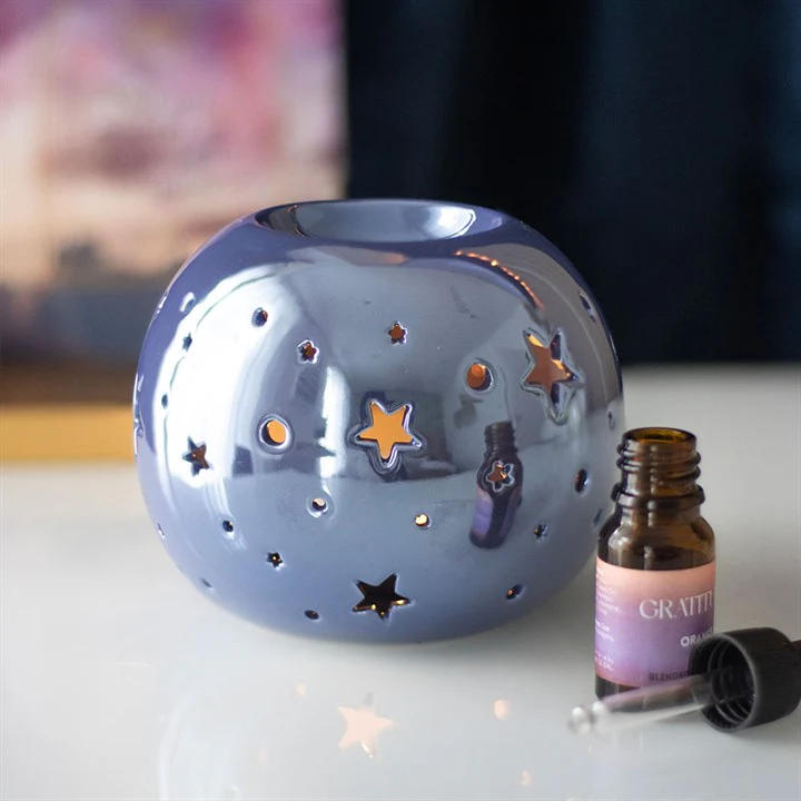 Iridescent Star Tealight Wax Warmer - Image 2